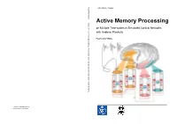 Active Memory Processing on Processing Memory Active Active Memory Processing