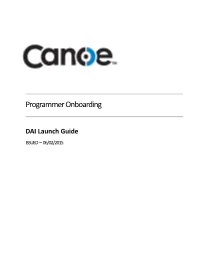 Canoe Programmer Onboarding Guide