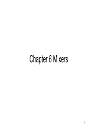 Chapter 6 Mixers