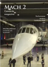 Concorde Flight Testing David Contributing Editor: Nigel Ferris Macdonald and Pete Comport