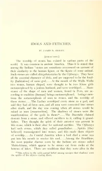 Idols and Fetiches
