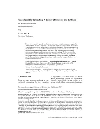 Reconfigurable Computing