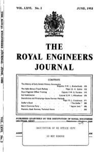 The Royal Engineers Journal