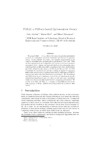 A Policy-Based Optimization Library
