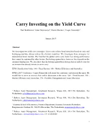 Carry Investing on the Yield Curve