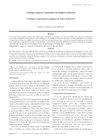 Conlangs, Línguas Construídas Em Tempos De Internet Conlangs