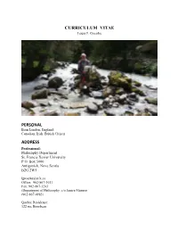 CURRICULUM VITAE Louis F