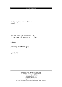 Environmental Assessment Update