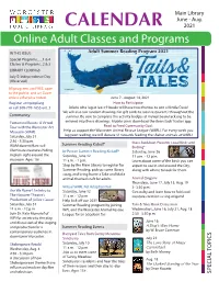 Online Adult Classes and Programs