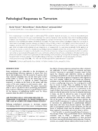 Pathological Responses to Terrorism