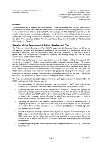 Purpose Overview of the Recommended Outline