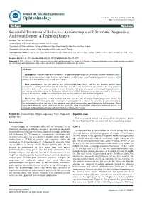 Successful Treatment of Refractive Anisometropia with Prismatic