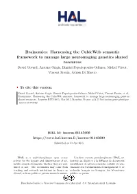 Brainomics: Harnessing the Cubicweb Semantic