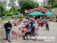 Finding Freeway Park Concept Plan