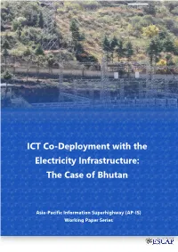 ICT Co-Deployment with the Electricity Infrastructure: the Case of Bhutan