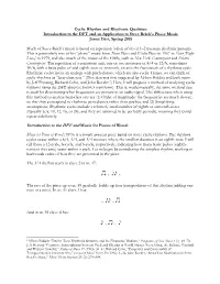 Introduction to the DFT and Music for Pieces of Wood