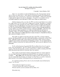 Tao Te Ching (TTC) and the Art of War (AOW) Strategies for Survival