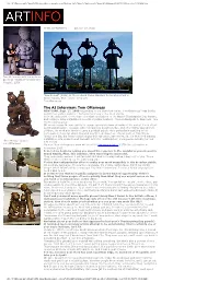 The AI Interview: Tom Otterness NEW YORK, Sept