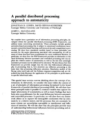 Approach to Automaticity