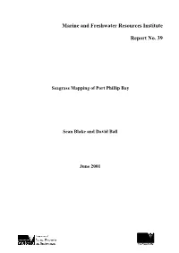 Marine and Freshwater Resources Institute Report No. 39