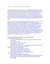 Smarter Planet” Business Strategy? Understanding How Data and Systems Are Used and Are Interconnected