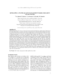 Introduction Developing a Water Quality Management