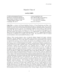 Narrative Vitae Of