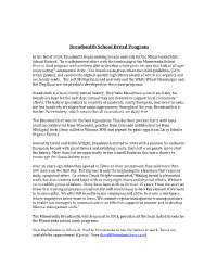Breadsmith School Bread Program