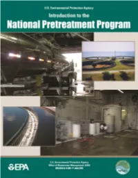 Introduction to the National Pretreatment Program Revised, 2011