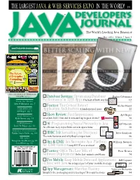 The Largest Java & Web Services Expo