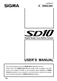User's Manual