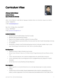 Curriculum Vitae