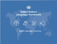 English Language Curriculum