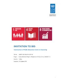 ITB Documents No Later Than (From the Bidders) the Date Indicated in the BDS