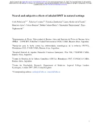 Neural and Subjective Effects of Inhaled DMT in Natural Settings