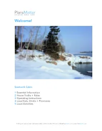 Sawtooth Cabin Property Guide
