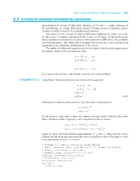 6.3 Systems of Ordinary Differential Equations | 303