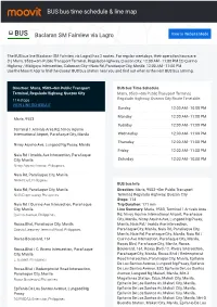 BUS Bus Time Schedule & Line Route
