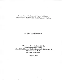 Integration of Feminist and Cognitive Therapy in Intervention with Women with Depressed Feelings