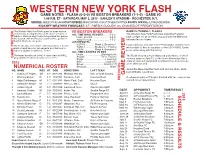 Western New York Flash Opens Its Home Season VS BOSTON BREAKERS GAME #2: THORNS 1, FLASH 0 on Saturday, Hosting the Boston Breakers at 7 P.M