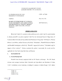 (1) a Motion to Strike and Fo
