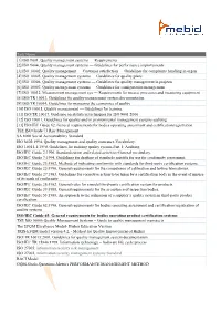 ISO 9001, Quality Management Systems — Requirements