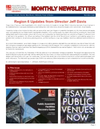 November 2020 Newsletter