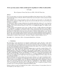Power Spectrum Analysis of Limb and Disk Spicule Using Hinode Ca H Line Broadband Filter E
