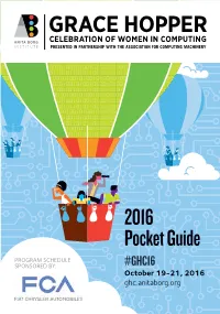 2016 Pocket Guide