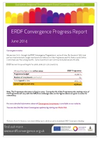 ERDF Convergence Progress Report, Jun 2014 DRAFT.Pub