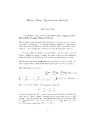 Helium Atom, Approximate Methods