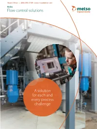 Metso Neles Flow Control Products