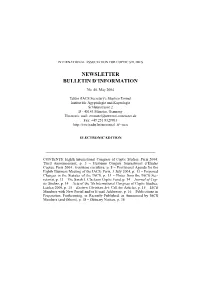 Newsletter N. 46, 2004