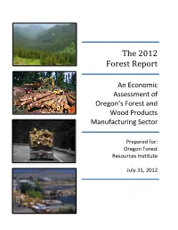 The 2012 Forest Report